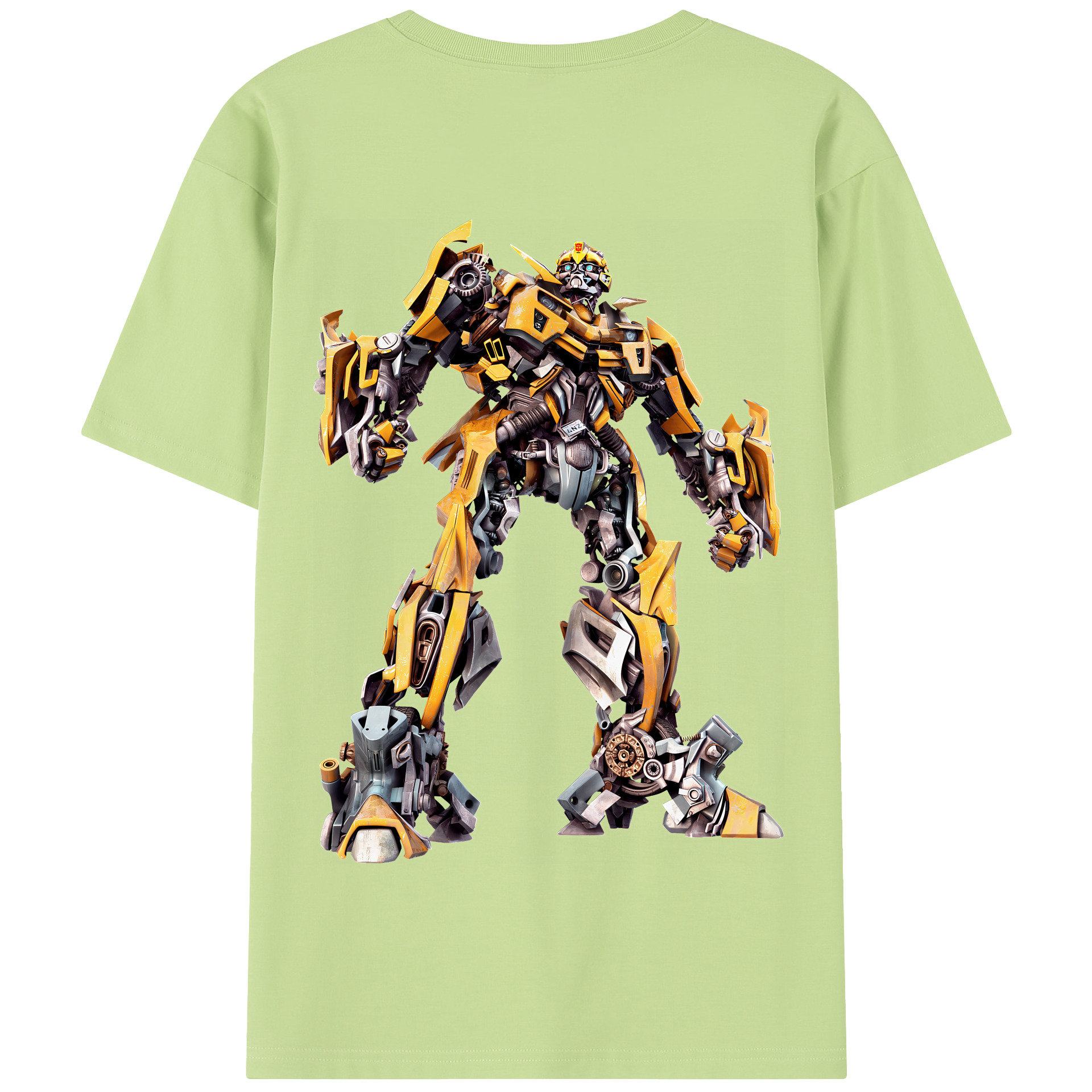 （画像用） Transformers トランスフォーマー 綿100％半袖Tシャツ（背面プリント）